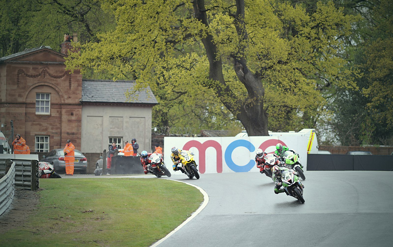 Track bike storage and paddock delivery at Oulton Park
